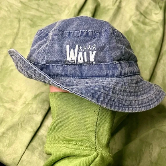 Denim HIV/AIDS Walk Bucket Hat - Picture 1 of 5